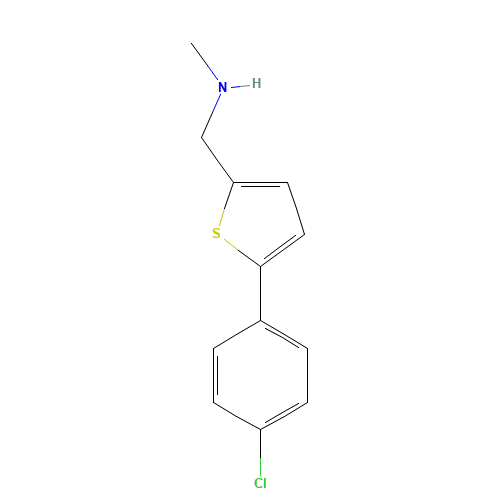 1-[5-(4-chlorophenyl)thiophen-2-yl]-N-methylmethanamine (CAS: 885950-20-9) - Related Chemical Product