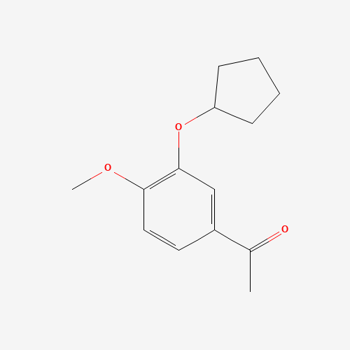 1-(3-cyclopentyloxy-4-methoxyphenyl)ethanone (CAS: 141184-48-7) - Related Chemical Product