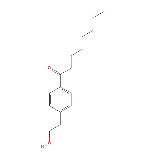 1-[4-(2-hydroxyethyl)phenyl]octan-1-one (CAS: 219307-07-0) - Related Chemical Product