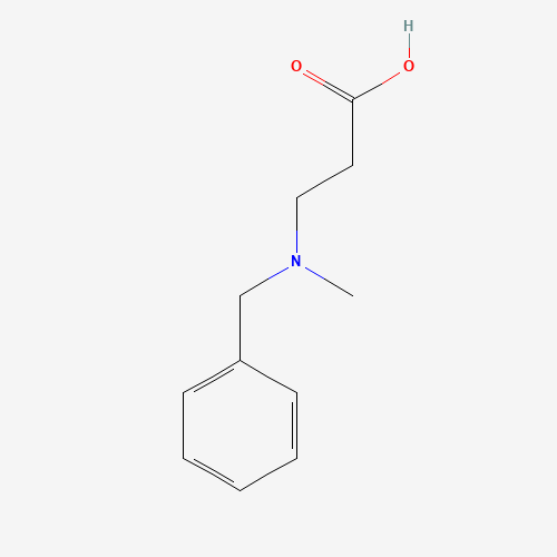 3-[benzyl(methyl)amino]propanoic acid (CAS: 149692-49-9) - Chemical Structure and Molecular Formula 