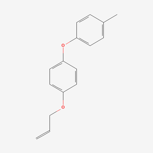 1-methyl-4-(4-prop-2-enoxyphenoxy)benzene (CAS: 592508-72-0) - Chemical Structure and Molecular Formula 