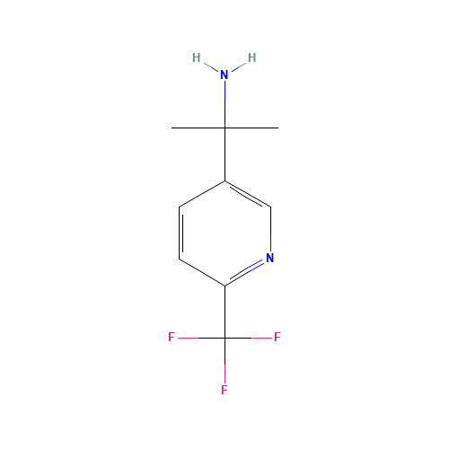 2-[6-(trifluoromethyl)pyridin-3-yl]propan-2-amine (CAS: 566158-78-9) - Related Chemical Product