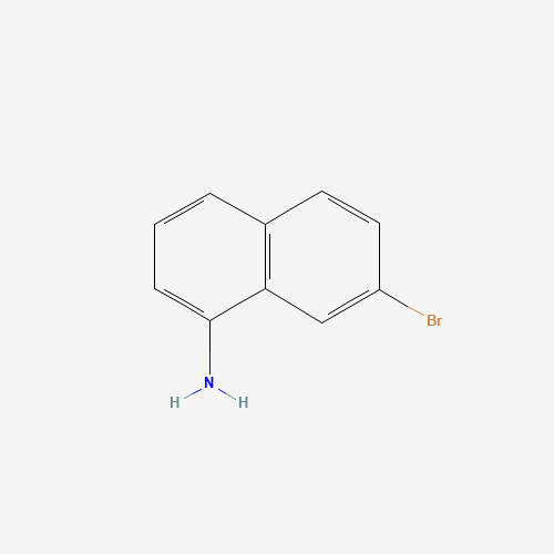 7-bromonaphthalen-1-amine (CAS: 136924-78-2) - Chemical Structure and Molecular Formula 