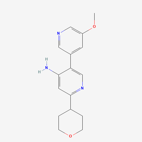 5-(5-methoxypyridin-3-yl)-2-(oxan-4-yl)pyridin-4-amine (CAS: 1354289-37-4) - Related Chemical Product