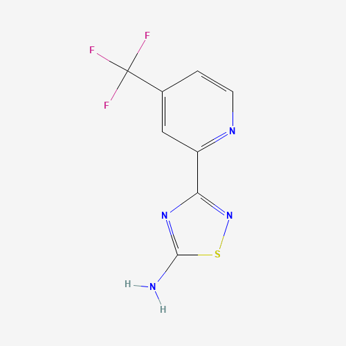 3-[4-(trifluoromethyl)pyridin-2-yl]-1,2,4-thiadiazol-5-amine (CAS: 1179361-25-1) - Related Chemical Product