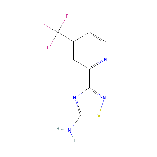 3-[4-(trifluoromethyl)pyridin-2-yl]-1,2,4-thiadiazol-5-amine (CAS: 1179361-25-1) - Related Chemical Product