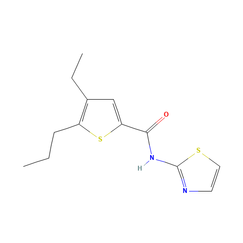 4-ethyl-5-propyl-N-(1,3-thiazol-2-yl)thiophene-2-carboxamide (CAS: 1147413-71-5) - Related Chemical Product