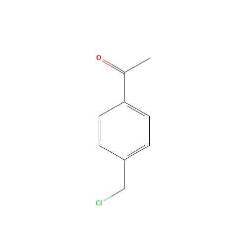 1-[4-(chloromethyl)phenyl]ethanone (CAS: 54589-56-9) - Chemical Structure and Molecular Formula 