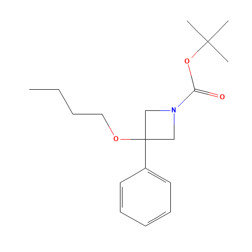 tert-butyl 3-butoxy-3-phenylazetidine-1-carboxylate (CAS: 1225439-00-8) - Related Chemical Product