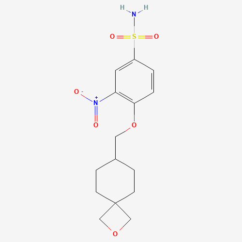 3-nitro-4-(2-oxaspiro[3.5]nonan-7-ylmethoxy)benzenesulfonamide (CAS: 1256546-77-6) - Related Chemical Product
