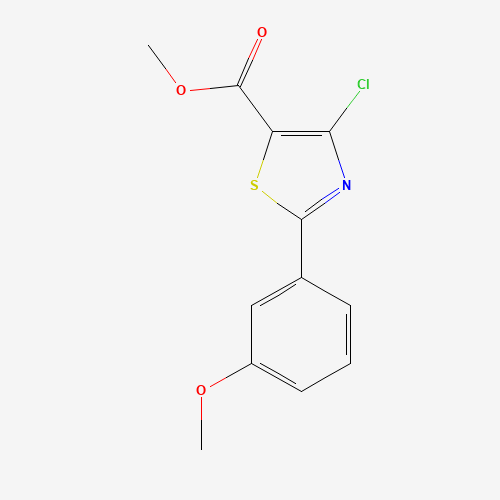 methyl 4-chloro-2-(3-methoxyphenyl)-1,3-thiazole-5-carboxylate (CAS: 861708-69-2) - Related Chemical Product