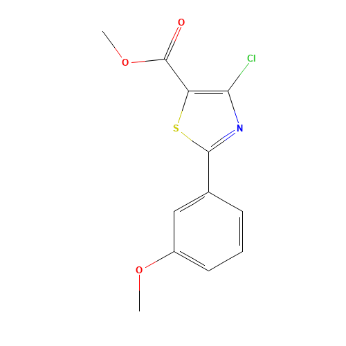 methyl 4-chloro-2-(3-methoxyphenyl)-1,3-thiazole-5-carboxylate (CAS: 861708-69-2) - Related Chemical Product