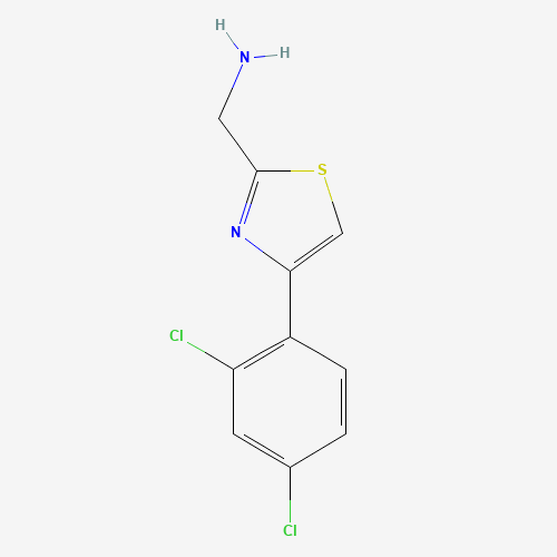 [4-(2,4-dichlorophenyl)-1,3-thiazol-2-yl]methanamine (CAS: 643723-54-0) - Related Chemical Product