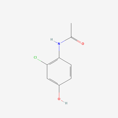N-(2-chloro-4-hydroxyphenyl)acetamide (CAS: 56074-07-8) - Chemical Structure and Molecular Formula 