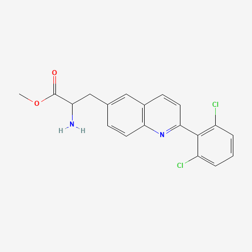 methyl 2-amino-3-[2-(2,6-dichlorophenyl)quinolin-6-yl]propanoate (CAS: 623144-31-0) - Related Chemical Product