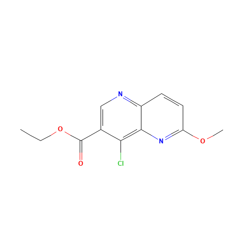 ethyl 4-chloro-6-methoxy-1,5-naphthyridine-3-carboxylate (CAS: 162220-96-4) - Related Chemical Product