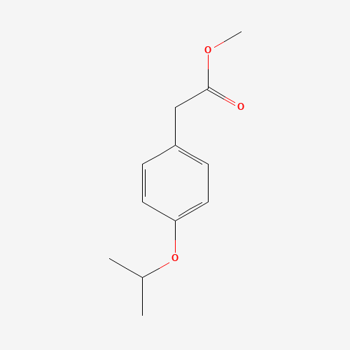 methyl 2-(4-propan-2-yloxyphenyl)acetate (CAS: 29056-05-1) - Chemical Structure and Molecular Formula 