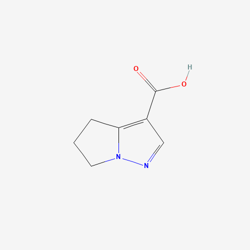 5,6-dihydro-4H-pyrrolo[1,2-b]pyrazole-3-carboxylic acid (CAS: 796729-10-7) - Chemical Structure and Molecular Formula 