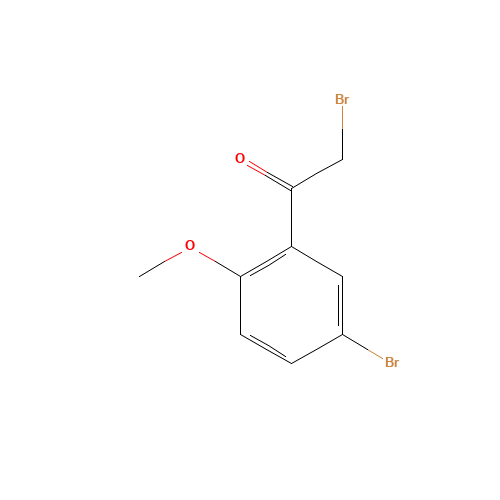 2-bromo-1-(5-bromo-2-methoxyphenyl)ethanone (CAS: 67639-58-1) - Related Chemical Product