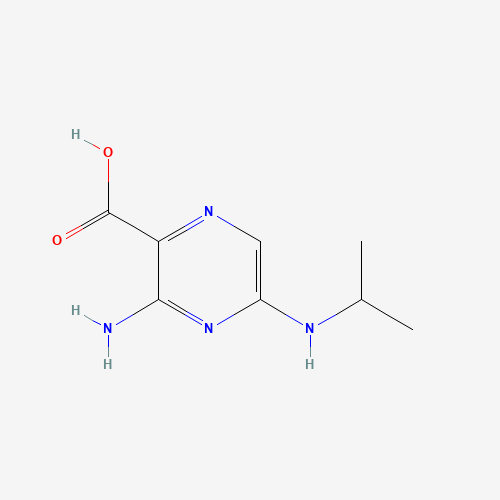 3-amino-5-(propan-2-ylamino)pyrazine-2-carboxylic acid (CAS: 863909-77-7) - Related Chemical Product