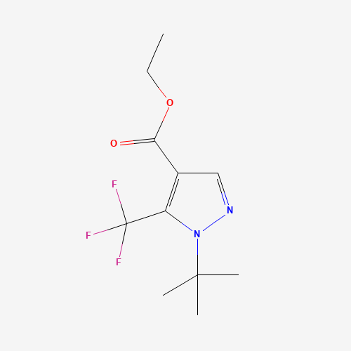 ethyl 1-tert-butyl-5-(trifluoromethyl)pyrazole-4-carboxylate (CAS: 852691-03-3) - Related Chemical Product