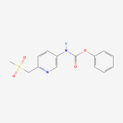 phenyl N-[6-(methylsulfonylmethyl)pyridin-3-yl]carbamate (CAS: 1419605-05-2) - Related Chemical Product