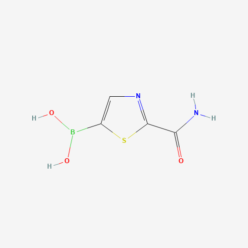 (2-carbamoyl-1,3-thiazol-5-yl)boronic acid (CAS: 1190875-33-2) - Related Chemical Product