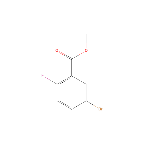 methyl 5-bromo-2-fluorobenzoate (CAS: 57381-59-6) - Chemical Structure and Molecular Formula 