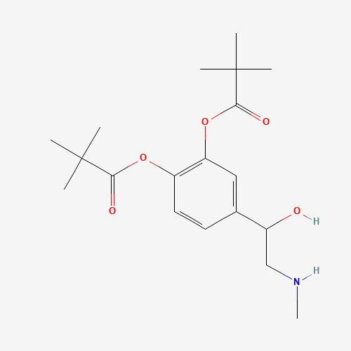 [2-(2,2-dimethylpropanoyloxy)-4-[1-hydroxy-2-(methylamino)ethyl]phenyl] 2,2-dimethylpropanoate (CAS: 52365-63-6) - Related Chemical Product
