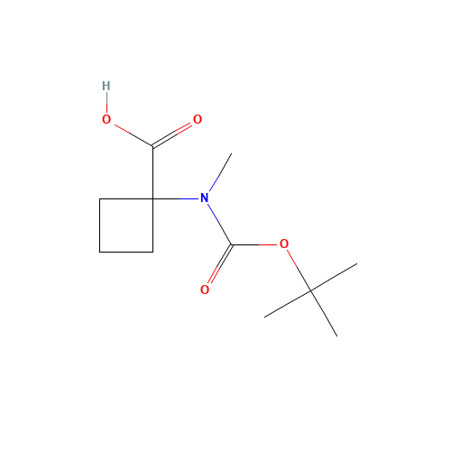 1-[methyl-[(2-methylpropan-2-yl)oxycarbonyl]amino]cyclobutane-1-carboxylic acid (CAS: 1202858-82-9) - Related Chemical Product