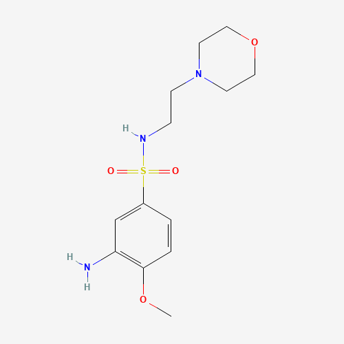 3-amino-4-methoxy-N-(2-morpholin-4-ylethyl)benzenesulfonamide (CAS: 1041507-46-3) - Related Chemical Product