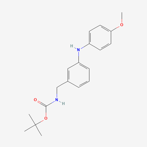 tert-butyl N-[[3-(4-methoxyanilino)phenyl]methyl]carbamate (CAS: 886362-41-0) - Related Chemical Product