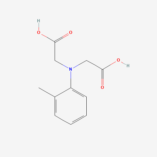 2-[N-(carboxymethyl)-2-methylanilino]acetic acid (CAS: 30243-45-9) - Chemical Structure and Molecular Formula 