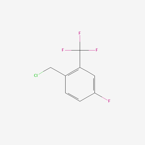 1-(chloromethyl)-4-fluoro-2-(trifluoromethyl)benzene (CAS: 248262-29-5) - Chemical Structure and Molecular Formula 