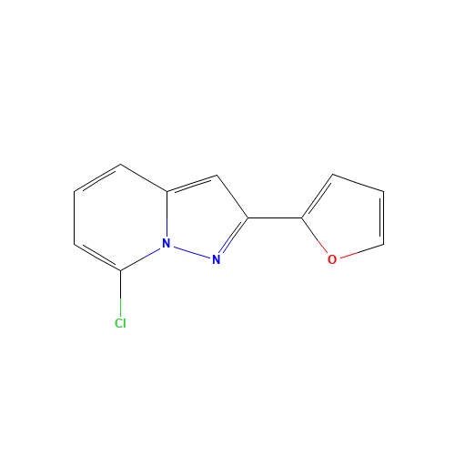 7-chloro-2-(furan-2-yl)pyrazolo[1,5-a]pyridine (CAS: 544675-80-1) - Related Chemical Product
