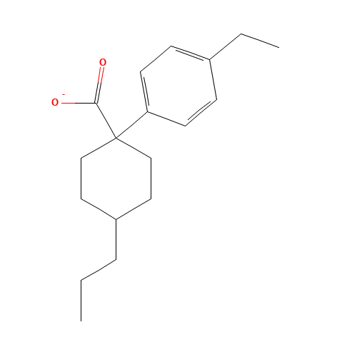 1-(4-ethylphenyl)-4-propylcyclohexane-1-carboxylate (CAS: 94041-25-5) - Related Chemical Product