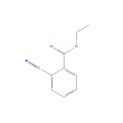 ethyl 2-cyanobenzoate (CAS: 6525-45-7) - Chemical Structure and Molecular Formula 