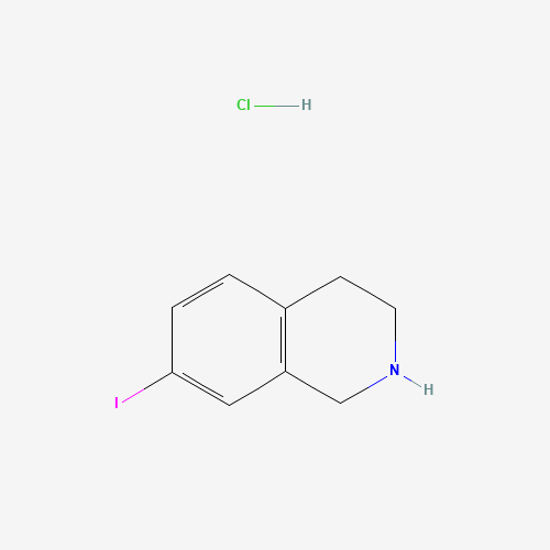 7-iodo-1,2,3,4-tetrahydroisoquinoline;hydrochloride (CAS: 220247-85-8) - Chemical Structure and Molecular Formula 