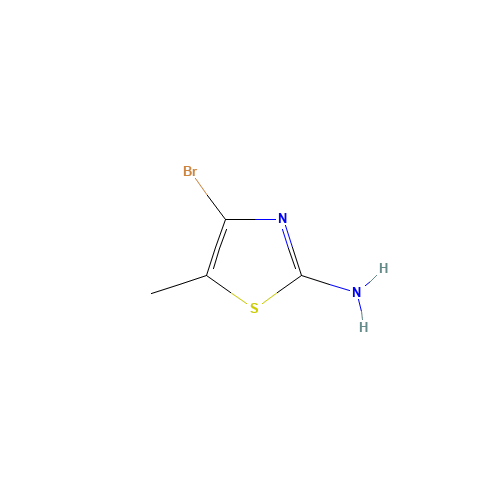4-bromo-5-methyl-1,3-thiazol-2-amine (CAS: 1209167-05-4) - Chemical Structure and Molecular Formula 
