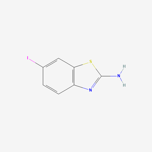 6-iodo-1,3-benzothiazol-2-amine chemical structure 6-iodo-1,3-benzothiazol-2-amine (CAS: 16582-58-4) - Chemical Structure and Molecular Formula