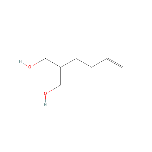 2-but-3-enylpropane-1,3-diol (CAS: 16652-26-9) - Chemical Structure and Molecular Formula 