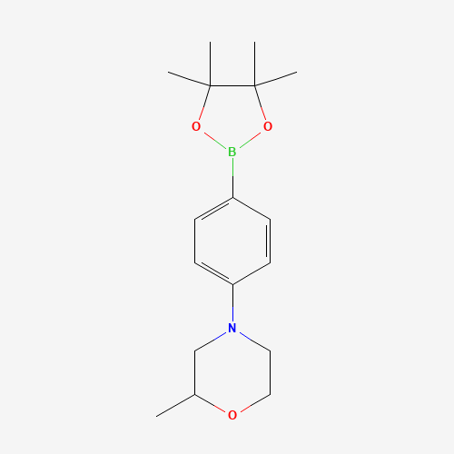 2-methyl-4-[4-(4,4,5,5-tetramethyl-1,3,2-dioxaborolan-2-yl)phenyl]morpholine (CAS: 1415794-01-2) - Related Chemical Product