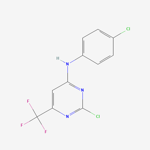 2-chloro-N-(4-chlorophenyl)-6-(trifluoromethyl)pyrimidin-4-amine (CAS: 897445-47-5) - Related Chemical Product