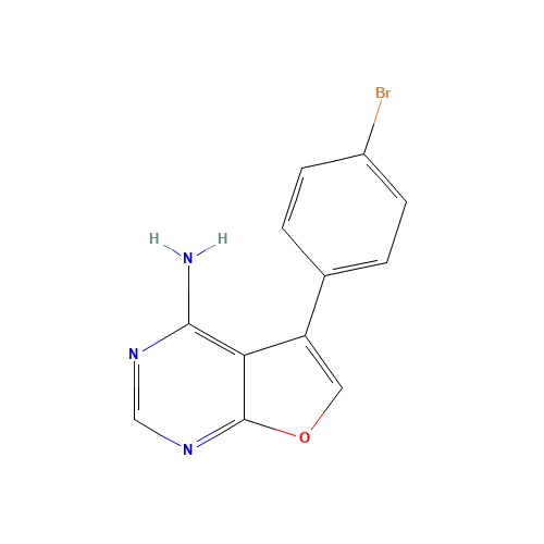 5-(4-bromophenyl)furo[2,3-d]pyrimidin-4-amine (CAS: 501693-27-2) - Related Chemical Product