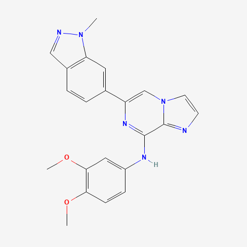 N-(3,4-dimethoxyphenyl)-6-(1-methylindazol-6-yl)imidazo[1,2-a]pyrazin-8-amine (CAS: 1229207-16-2) - Related Chemical Product
