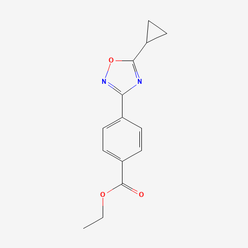 ethyl 4-(5-cyclopropyl-1,2,4-oxadiazol-3-yl)benzoate (CAS: 1166756-88-2) - Related Chemical Product