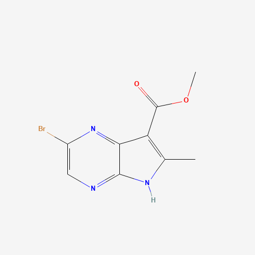 methyl 2-bromo-6-methyl-5H-pyrrolo[2,3-b]pyrazine-7-carboxylate (CAS: 1172943-37-1) - Related Chemical Product