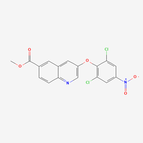 methyl 3-(2,6-dichloro-4-nitrophenoxy)quinoline-6-carboxylate (CAS: 315228-49-0) - Related Chemical Product