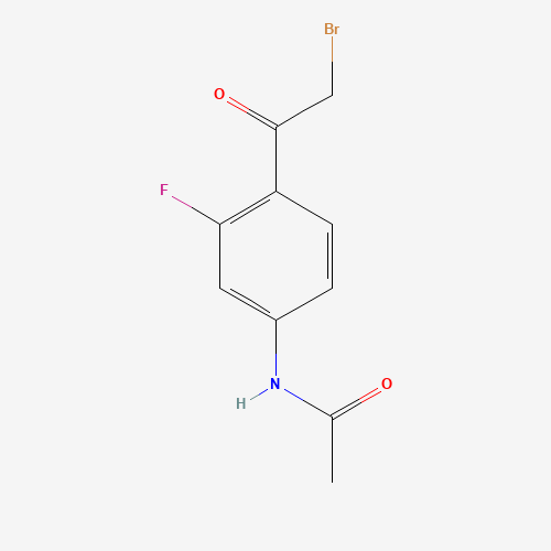 N-[4-(2-bromoacetyl)-3-fluorophenyl]acetamide (CAS: 1141886-90-9) - Related Chemical Product