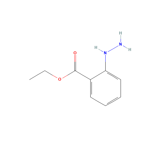 ethyl 2-hydrazinylbenzoate (CAS: 90437-32-4) - Chemical Structure and Molecular Formula 
